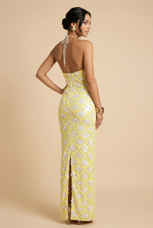 Gold Glitter Dress