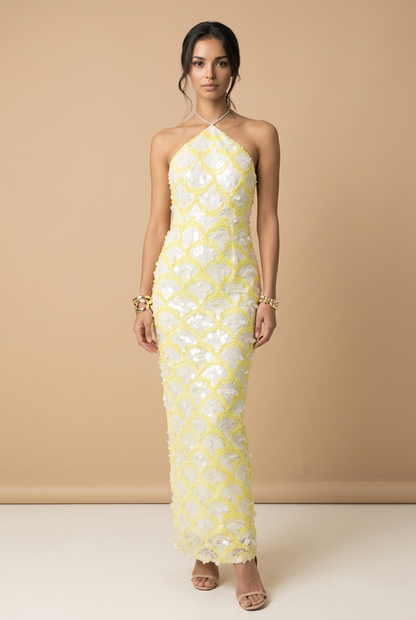 Gold Glitter Dress