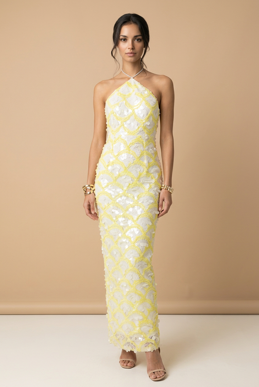 Gold Glitter Dress